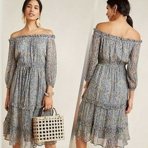 Anthropologie off the shoulder dress